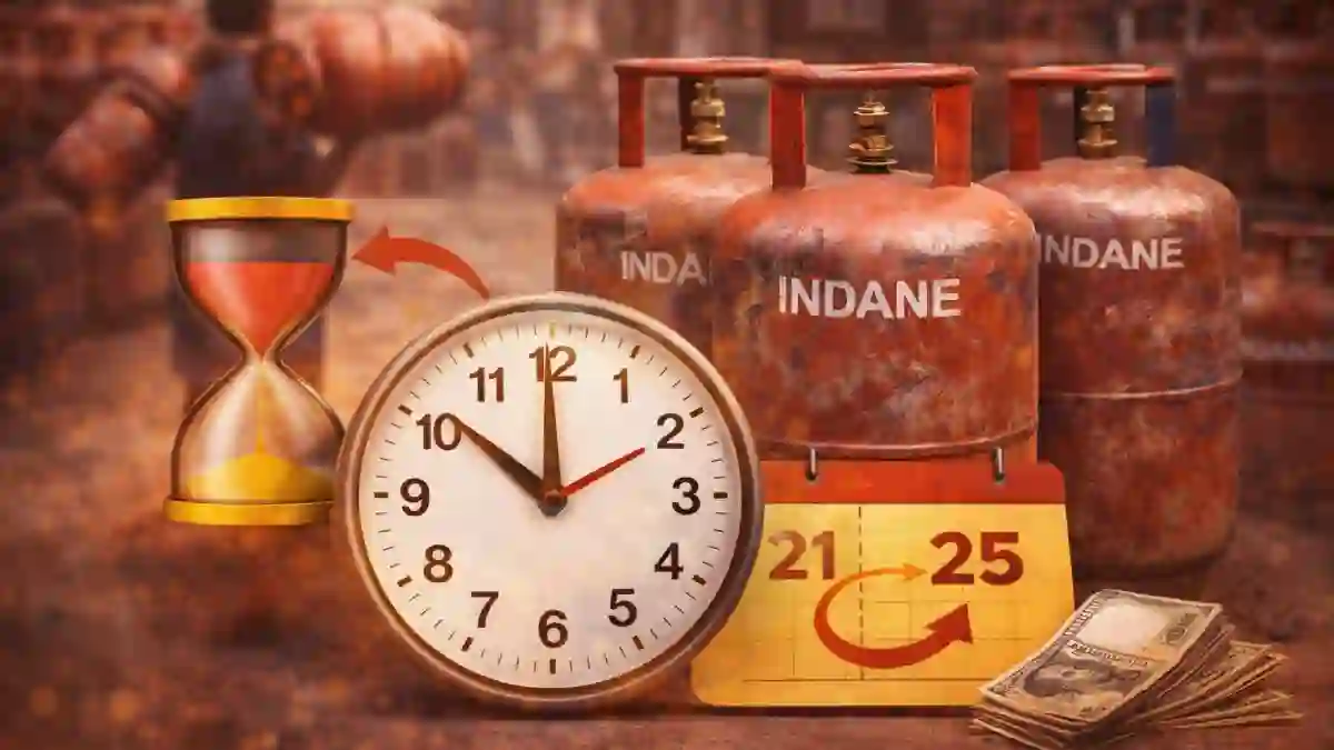 சமையல் எரிவாயு கட்டுப்பாடு: சிலிண்டர் வாங்க 25 நாள் இடைவெளி!