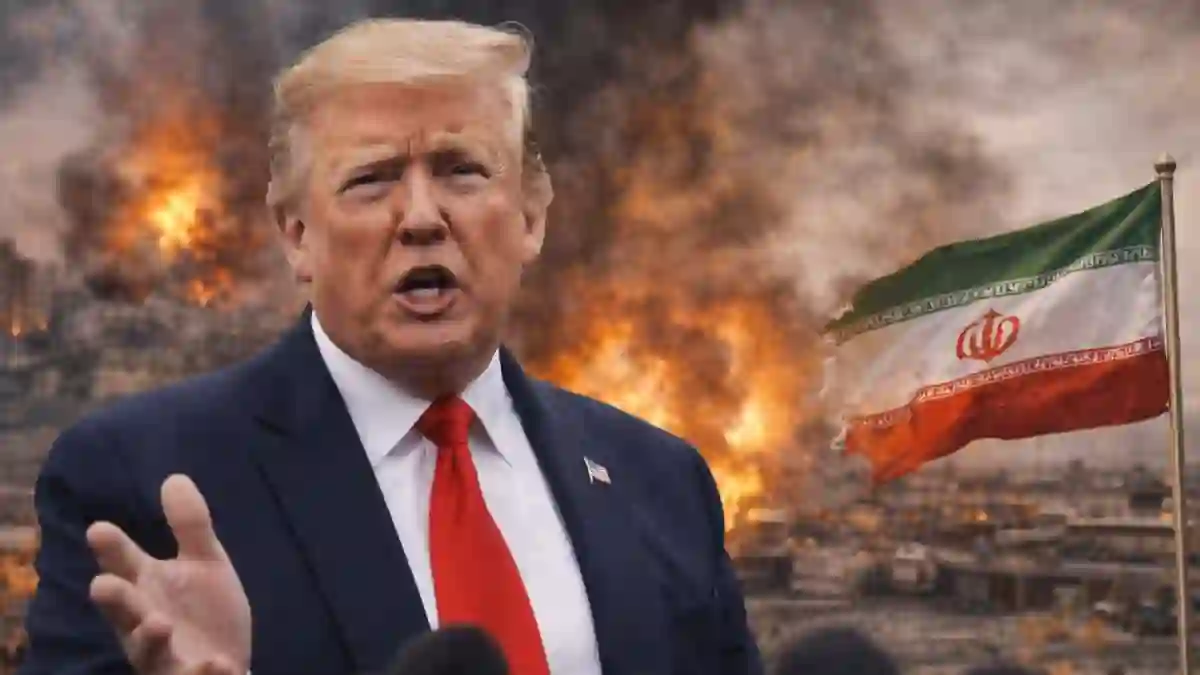 ஈரானில் தாக்குவதற்கு எதுவும் இல்லை – ட்ரம்ப் பரபரப்பு பேச்சு!